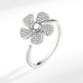 Aurian calm jewelry on finger - anxiety relief ring