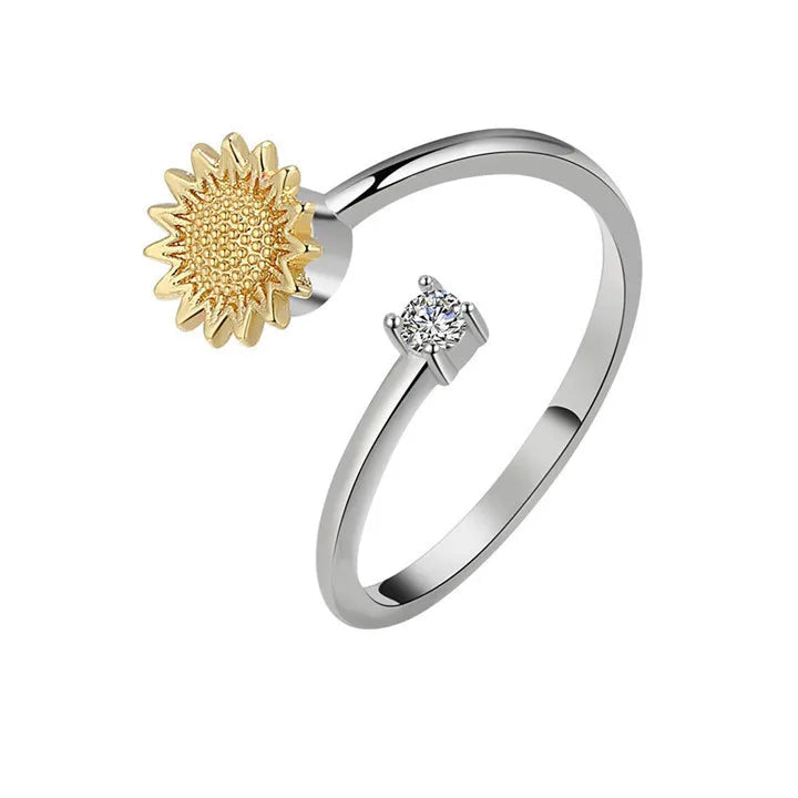 Aurian stress relief jewelry - premium fidget ring display