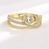 Azura fidget ring texture view - azure stress band