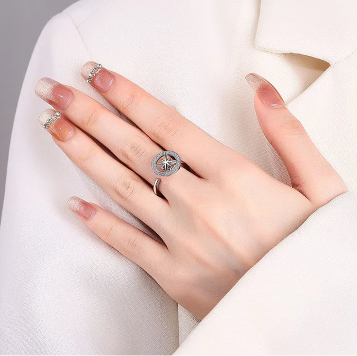 Azura anxiety ring texture - azure calm ring