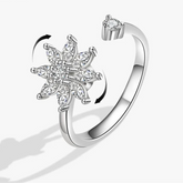 Althea calm ring product angle - anxiety relief jewelry