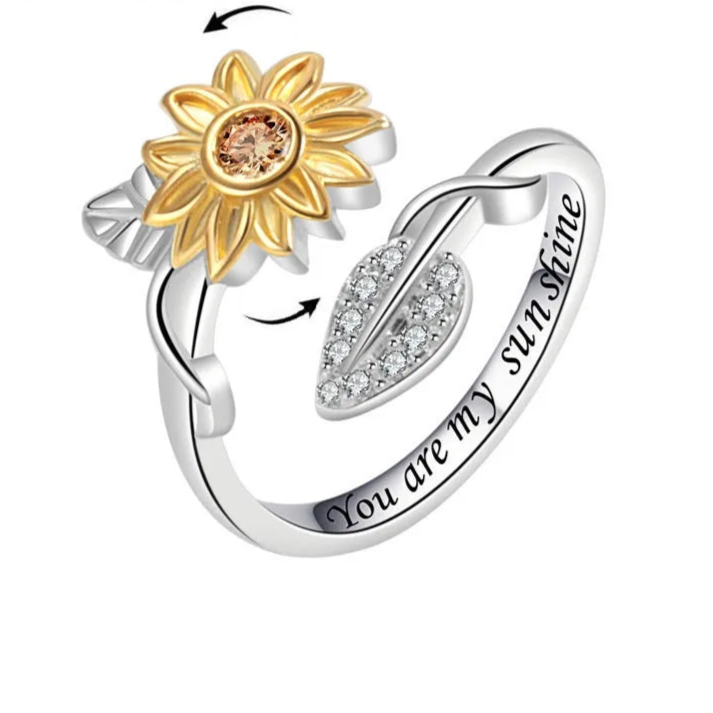 Auralis calm jewelry detail - anxiety relief ring