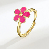 Aurelia calm ring on hand - anxiety relief band