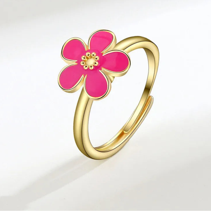 Aurelia calm ring on hand - anxiety relief band