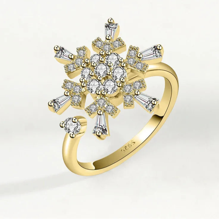 Amaris stress relief band angle - eternal fidget ring