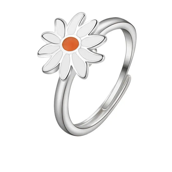 Aurian stress relief band texture - premium fidget ring