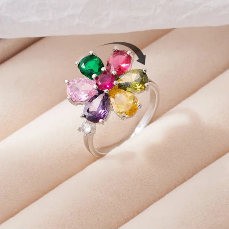 Avelora stress relief ring lifestyle - premium fidget jewelry