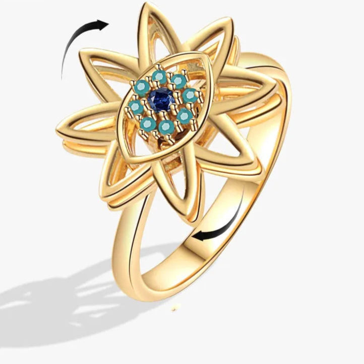 Amara calm ring close detail - anxiety relief band