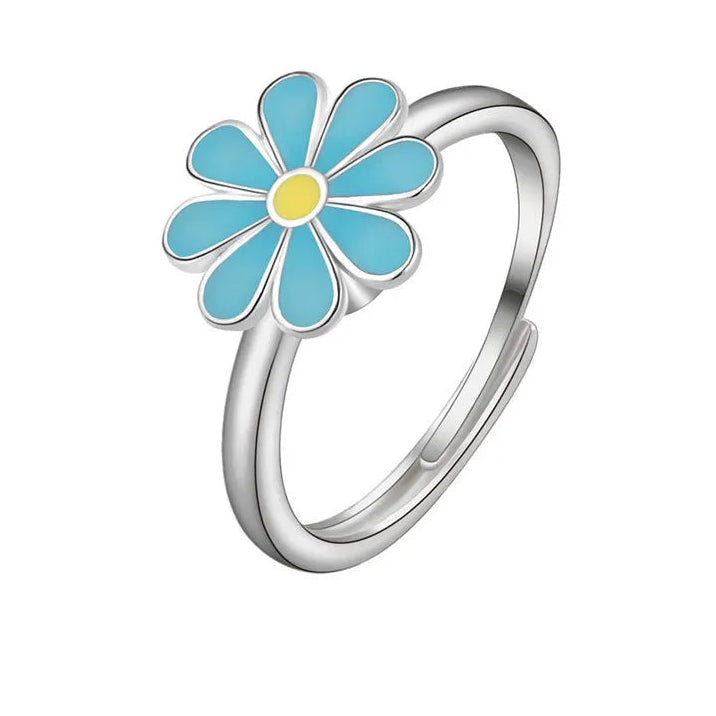 Aurian golden anxiety ring - warm calm fidget jewelry