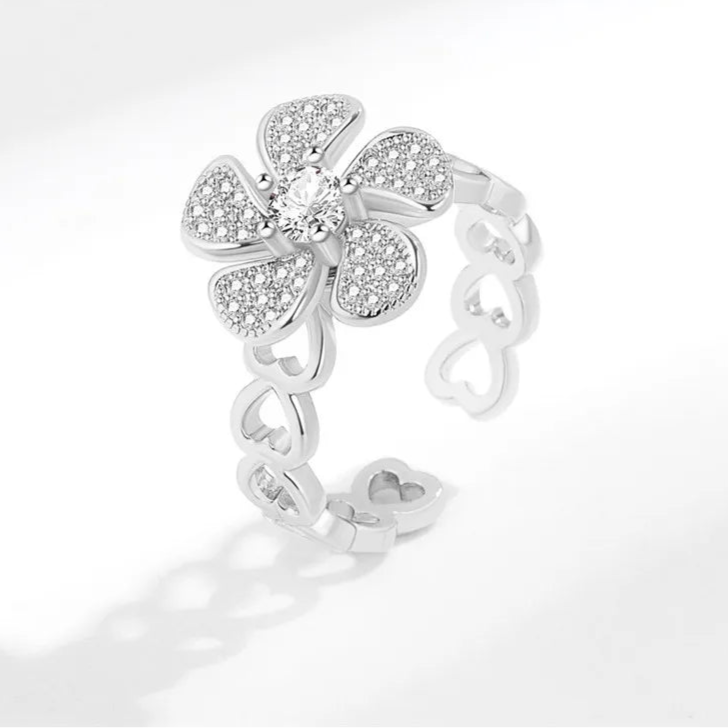 Aurelia calm ring packaging - golden anxiety jewelry gift