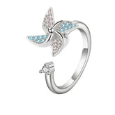 Aurian stress relief jewelry gift set - warm fidget rings