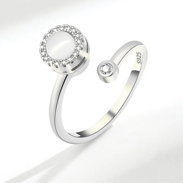 Aurian anxiety jewelry detail - premium calm ring