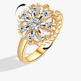 Amara fidget ring on hand - timeless stress relief