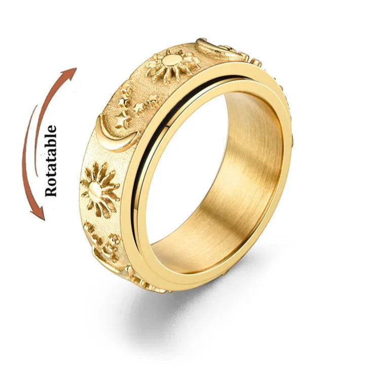 Astra star-inspired calm ring - anxiety relief jewelry