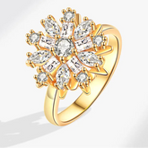 Amara stress relief ring complete view - lasting fidget jewelry