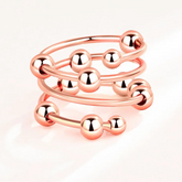 Aluna calm ring product angle - anxiety relief jewelry