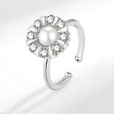 Aurian calm ring stunning design - golden anxiety band