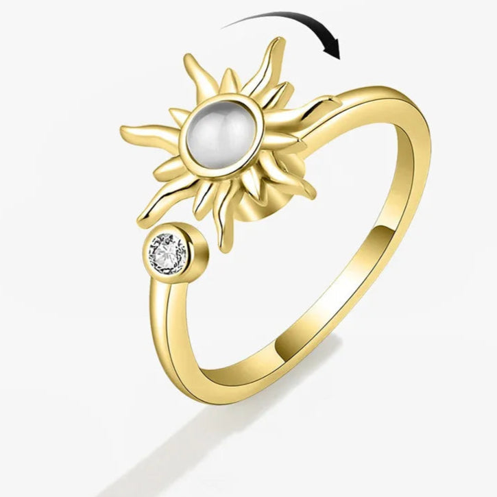 Aurevo Luxe stress ring side view - premium fidget design