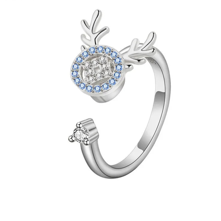 Aurian calm ring versatile style - golden fidget band