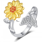 Althea fidget ring premium quality - therapeutic stress relief jewelry