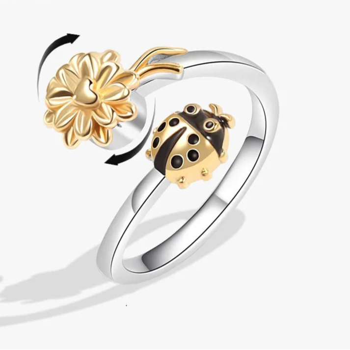 Auralis anxiety ring product shot - radiant calm band