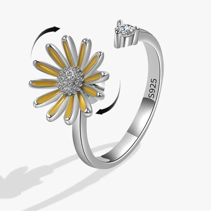 Ariya calm ring stunning design - elegant anxiety band