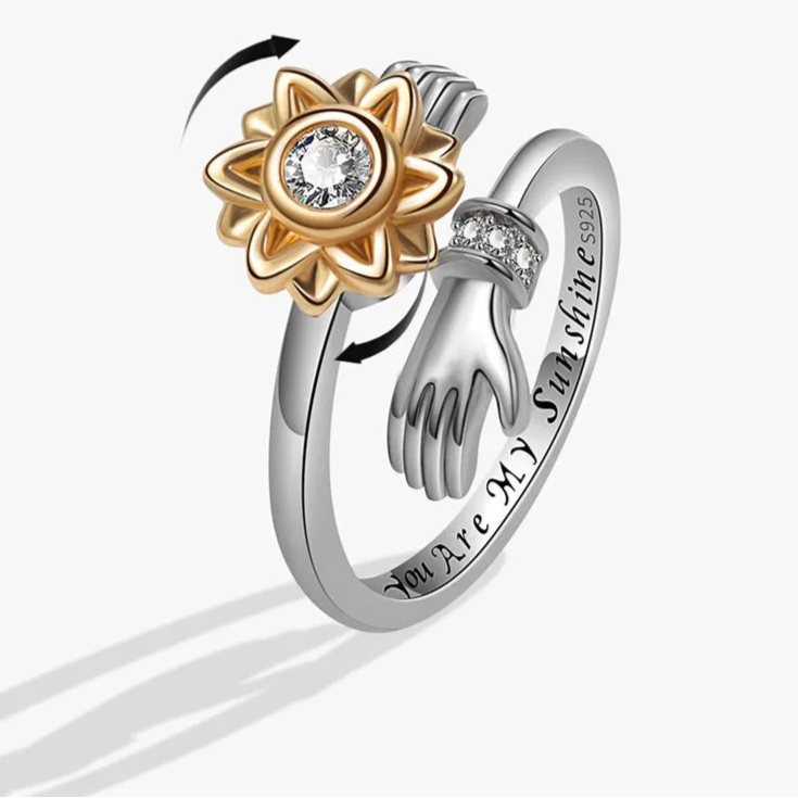 Azura calm ring close detail - anxiety relief band