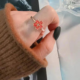 Aluna stress relief ring close-up - moonlight fidget jewelry