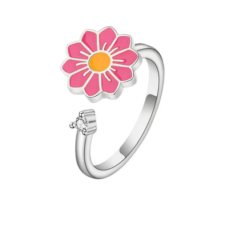 Aurian stress jewelry refined elegance - warm fidget ring