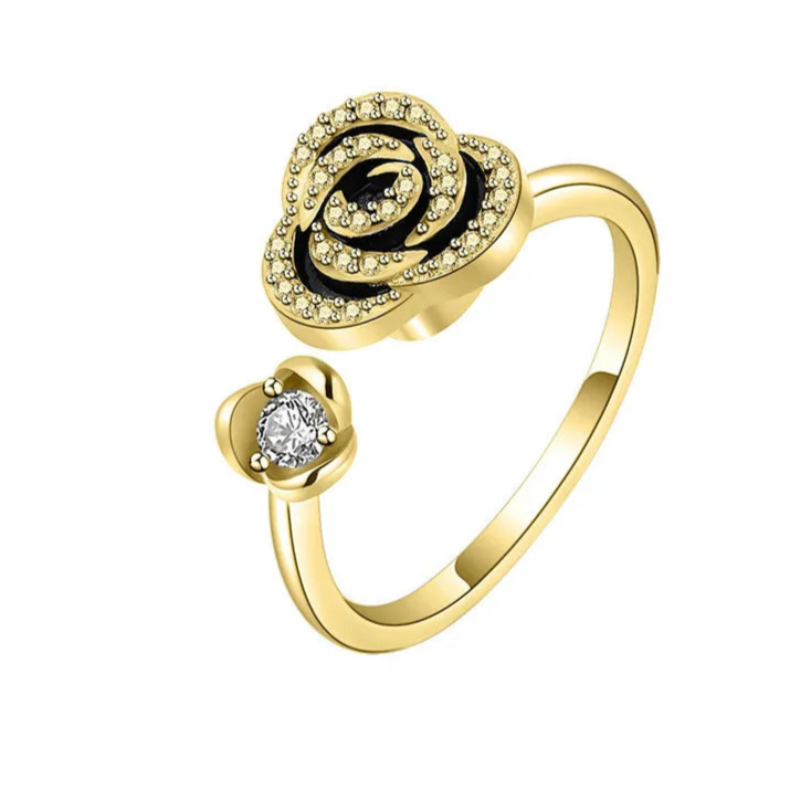 Ariya calm ring close detail - anxiety relief band