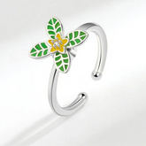 Aurian fidget ring classic elegance - warm stress relief band