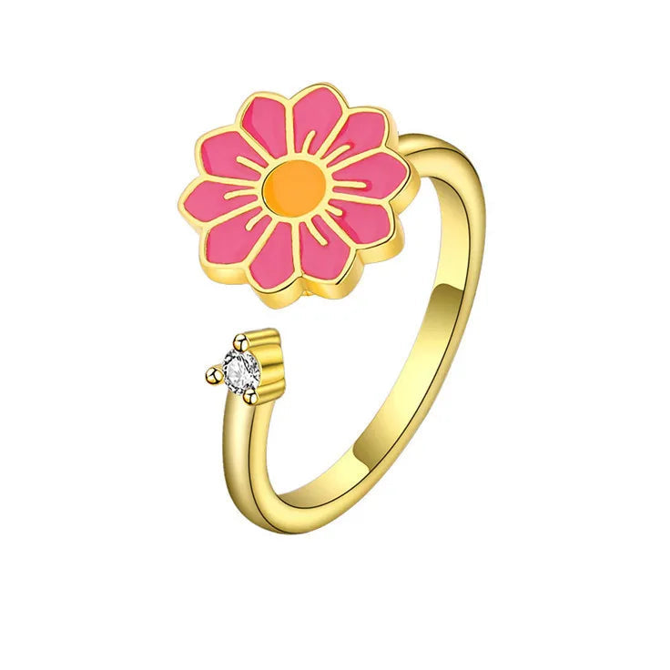 Aurian calm ring product display - anxiety relief band