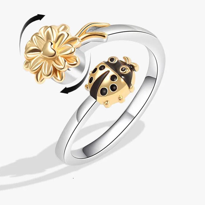 Althea fidget ring multiple angles - therapeutic stress relief