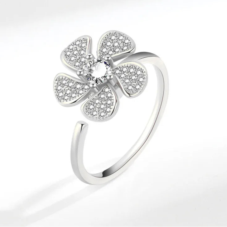 Aurian calm band elegant packaging - golden anxiety ring