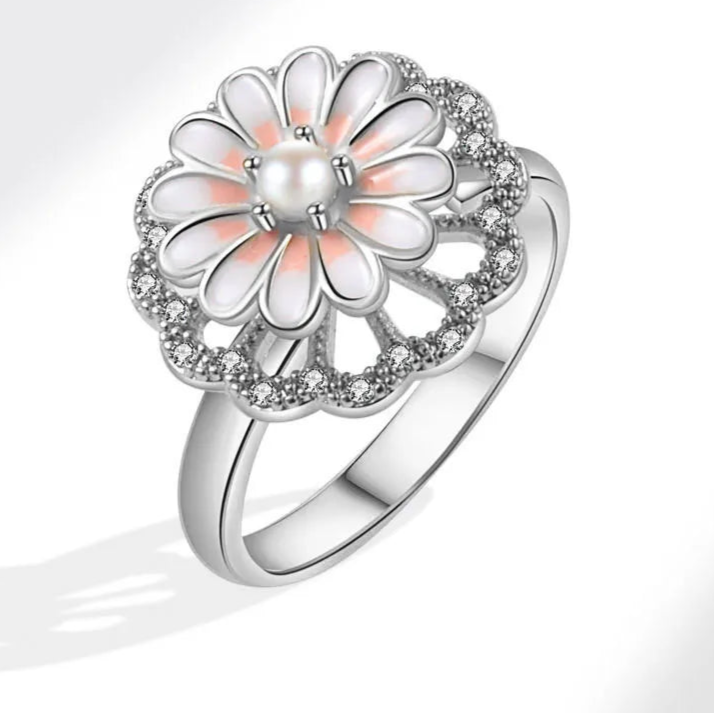 Amara anxiety jewelry detail - premium calm ring