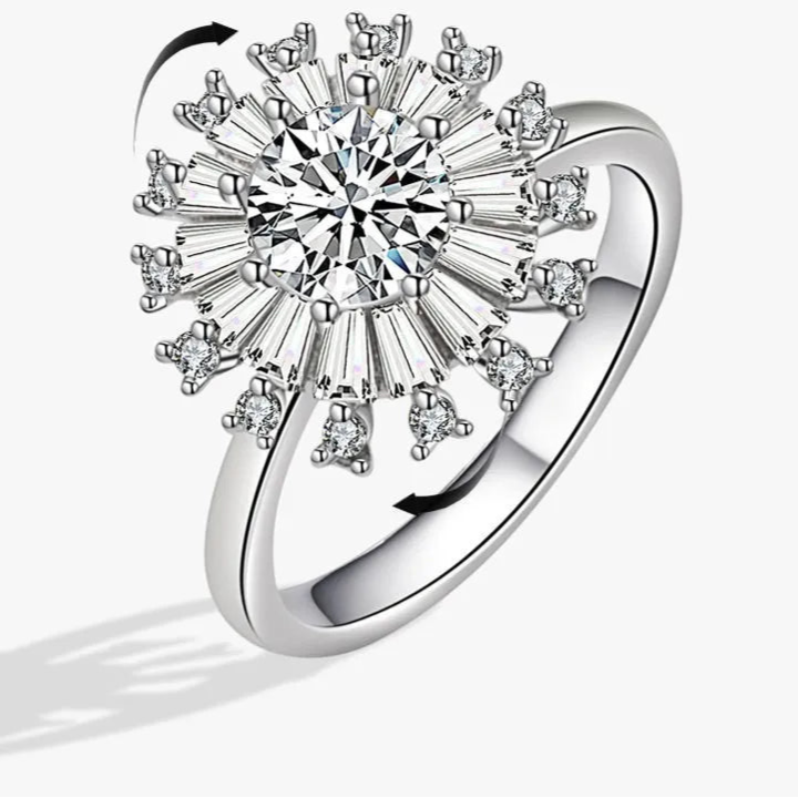 Amara anxiety ring display - premium calm band