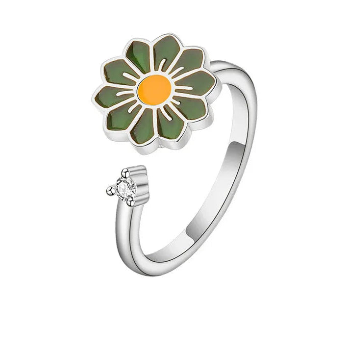 Aurian stress ring thoughtful design - warm fidget jewelry