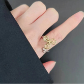 Auralis stress relief band texture - premium fidget ring