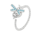 Aurian stress relief band smooth texture - warm anxiety ring