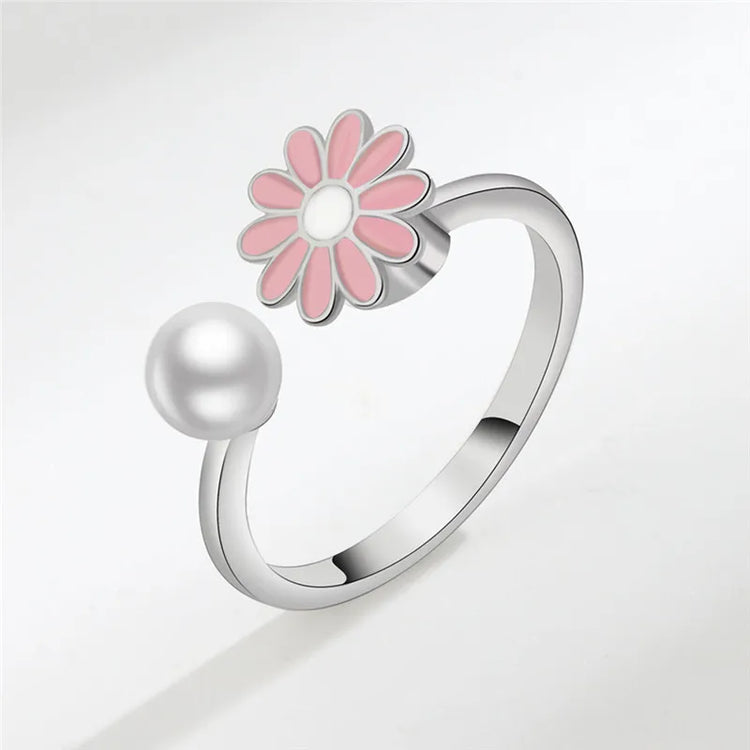 Amaris fidget ring premium quality - timeless stress relief jewelry