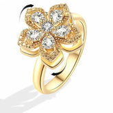 Amara stress relief ring angle - timeless fidget jewelry