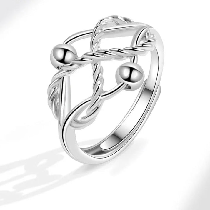Auralis fidget ring lifestyle shot - luminous stress relief