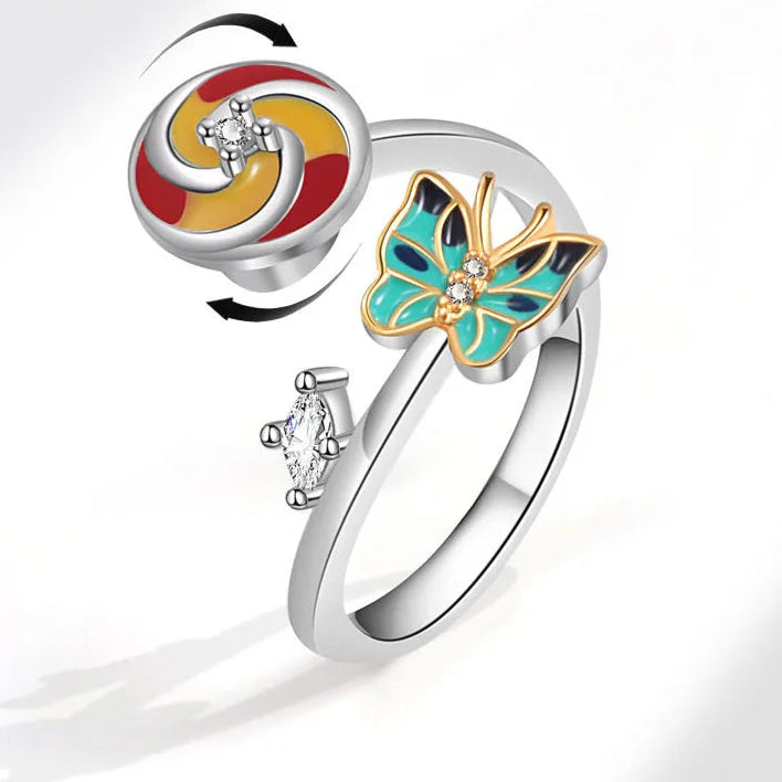 Althea fidget jewelry close-up - therapeutic stress ring