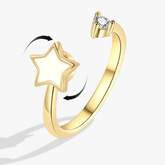 Althea calm ring multiple views - healing anxiety jewelry