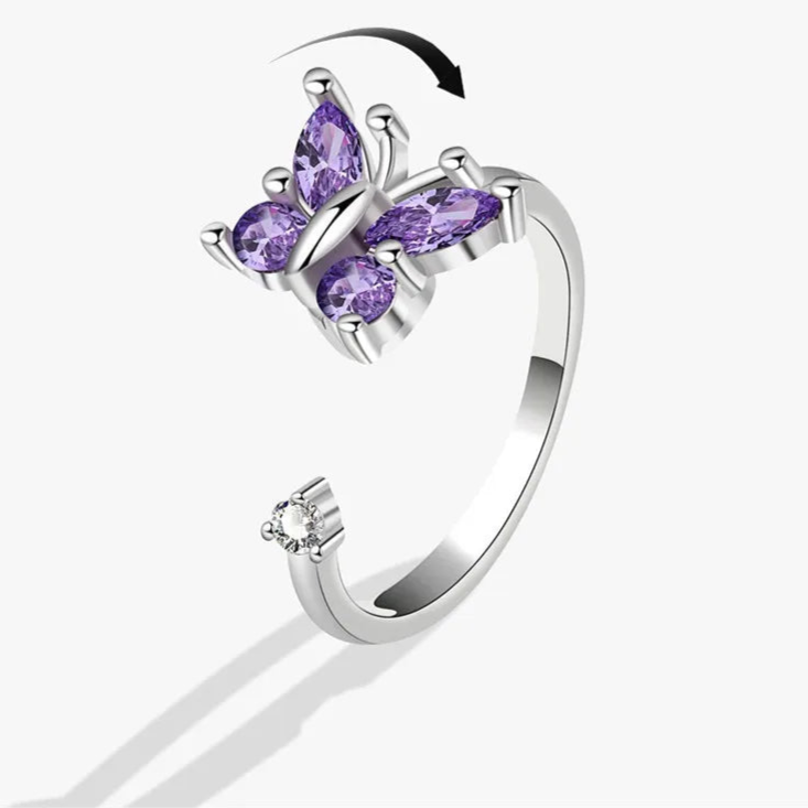 Amaris calm band detail view - classic anxiety ring