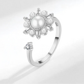 Ariya stress relief band smooth texture - refined anxiety ring