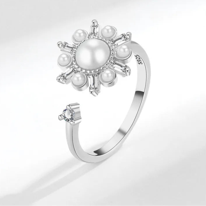 Ariya stress relief band smooth texture - refined anxiety ring