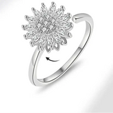 Amara calm ring close-up - eternal anxiety jewelry