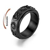 Astra stress ring lifestyle - celestial fidget jewelry