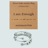 AuraCode fidget ring gift box - luxury calm jewelry packaging